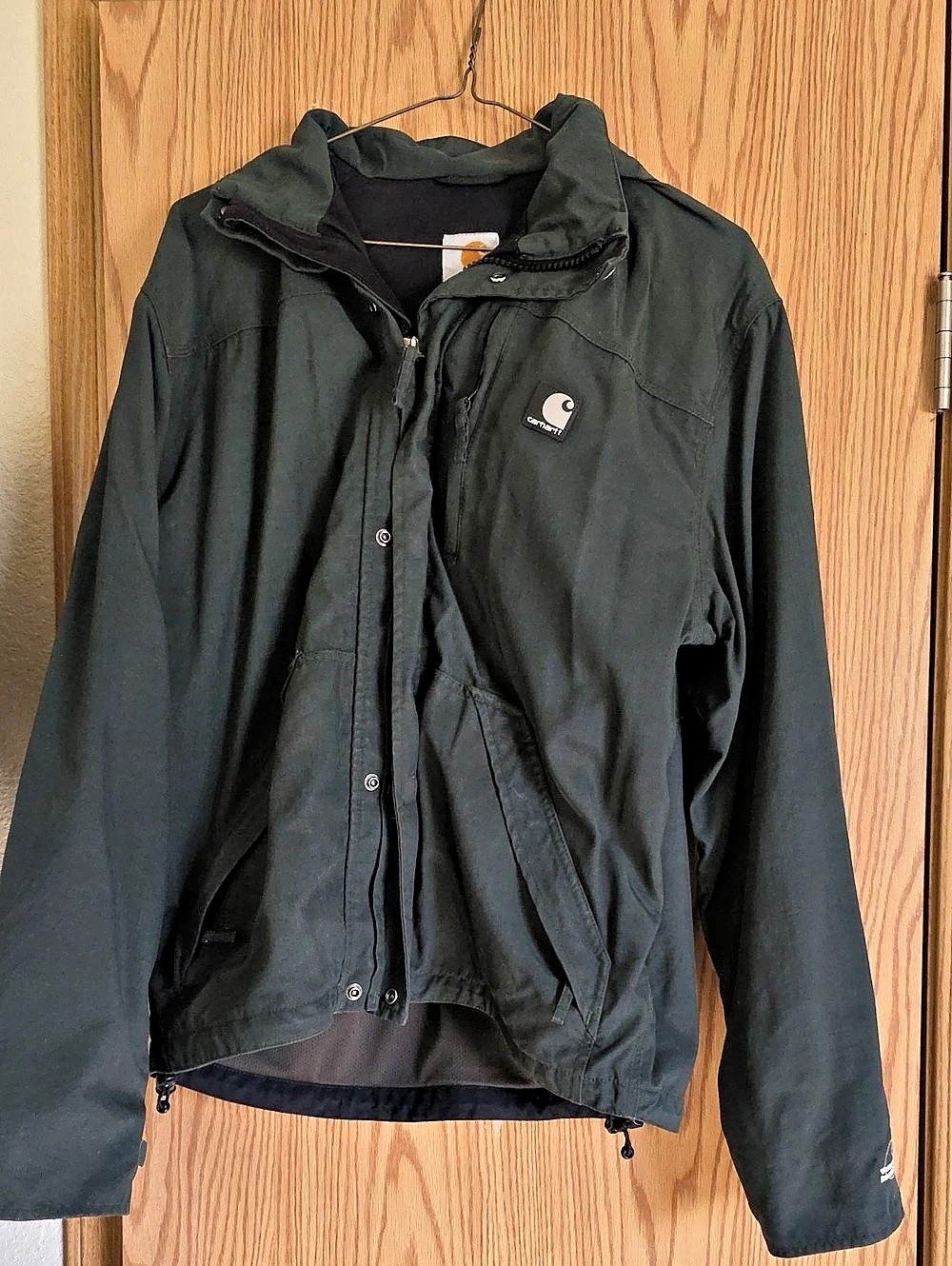 Carhartt J162 Men's Or Women's Dark Green Lightweight Jacket Size Small